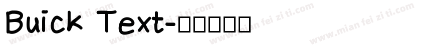 Buick Text字体转换